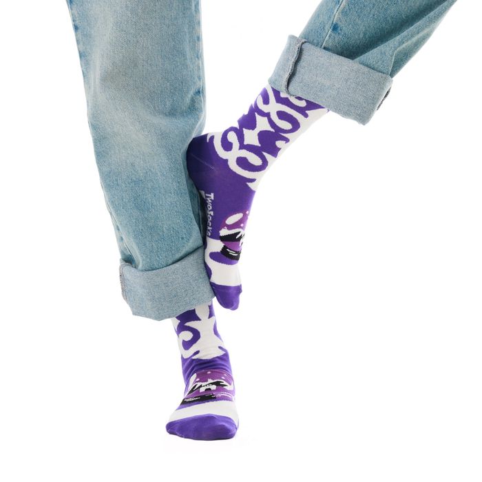 Фиолетовые носки TWO SOCKS F0006