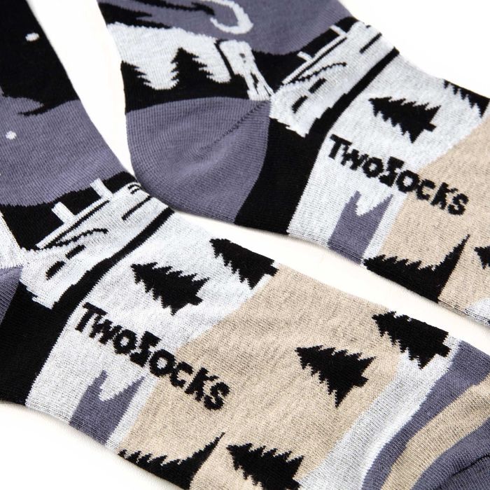 TWO SOCKS қара шұлықтары F0008