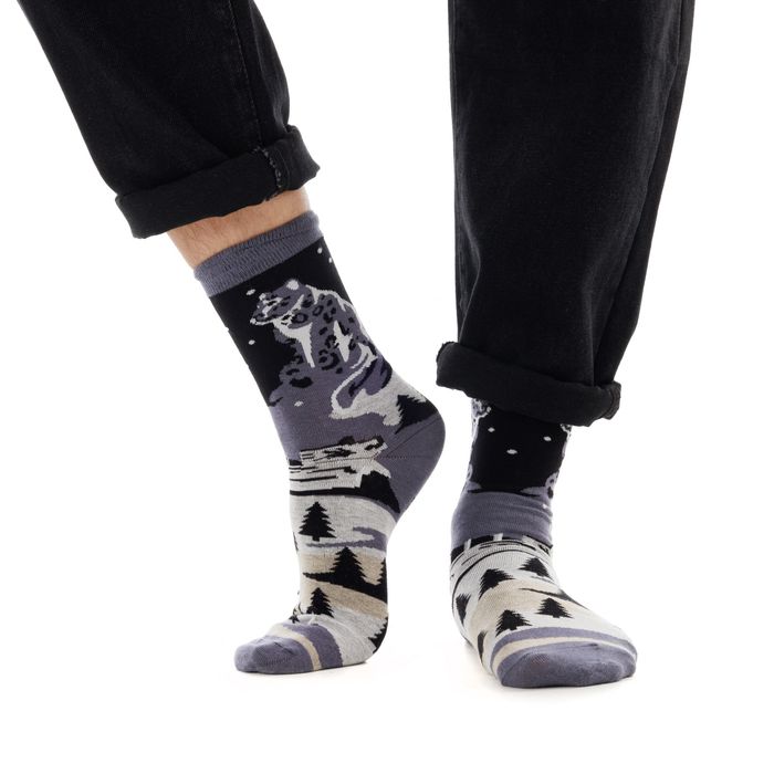 TWO SOCKS қара шұлықтары F0008