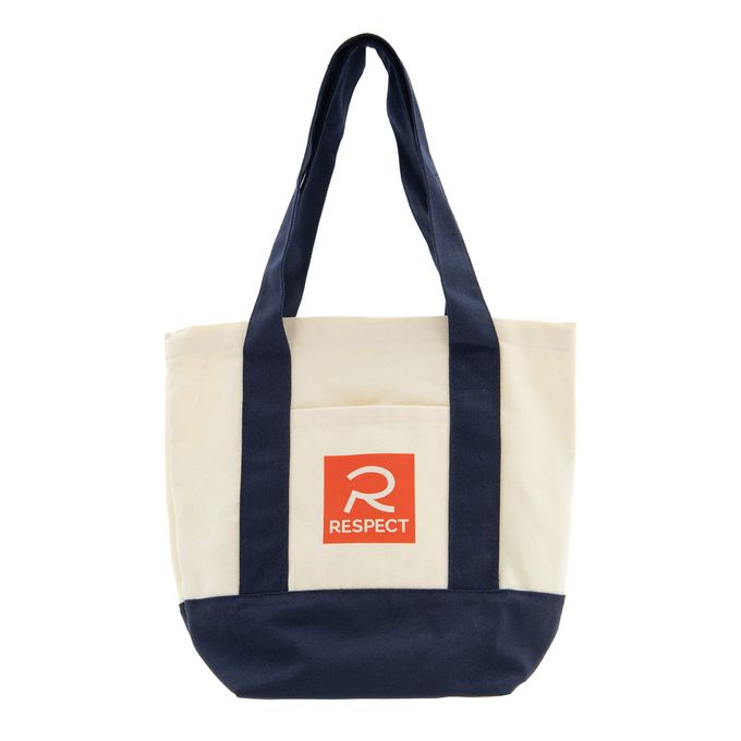 Синяя сумка-шопер Respect