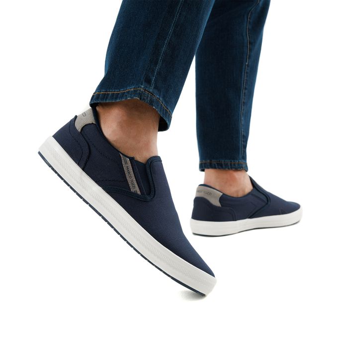 Синие слипоны Marco Tozzi 2-14604-44-805/101