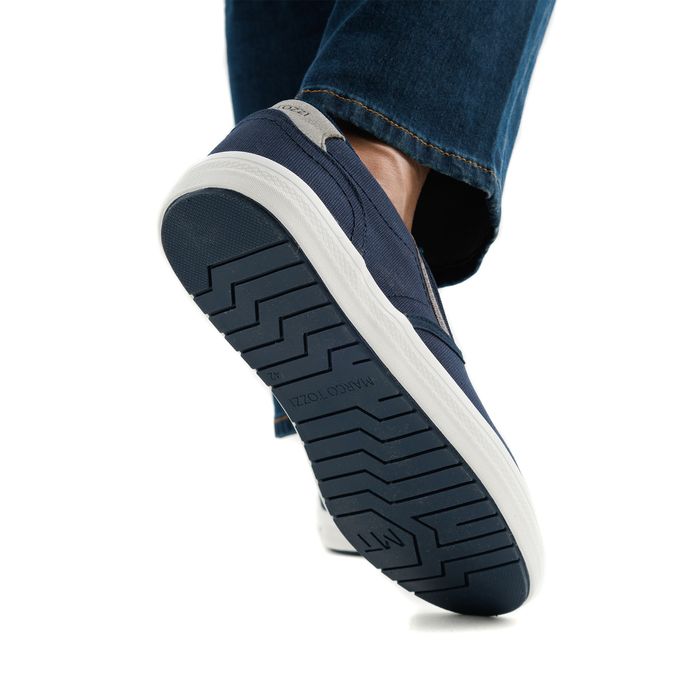 Синие слипоны Marco Tozzi 2-14604-44-805/101