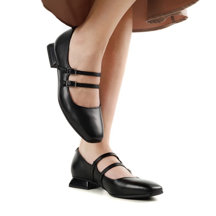 Marco Tozzi қара биік өкшелі туфлілері 2-22200-44-001/220