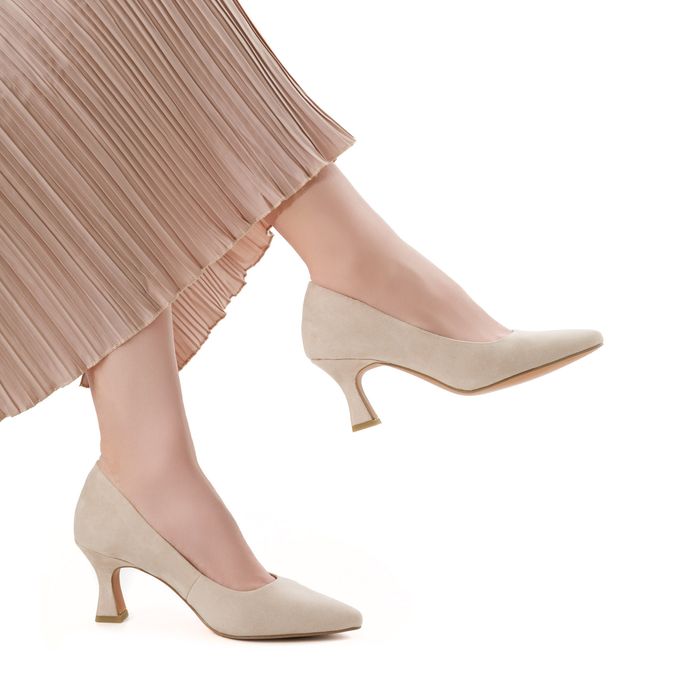 Marco Tozzi сарғыш, биік өкшелі туфлилері 2-22418-41-404/220