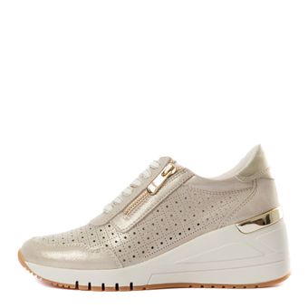 Бежевые кроссовки Marco Tozzi