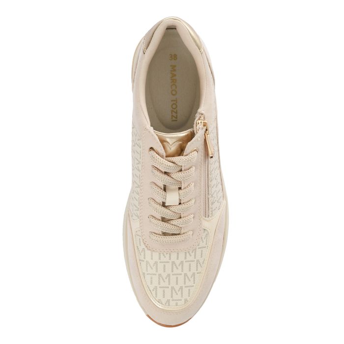 Бежевые кроссовки Marco Tozzi 2-23738-44-402/220