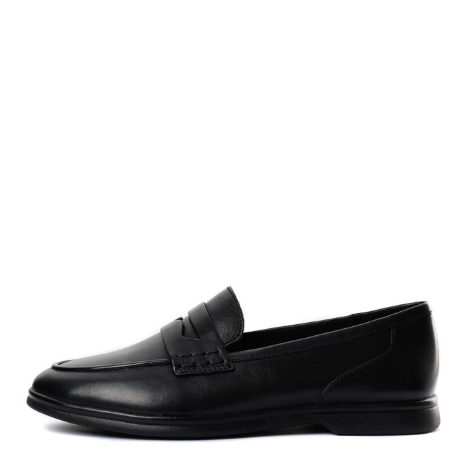 Чёрные лоферы Marco Tozzi