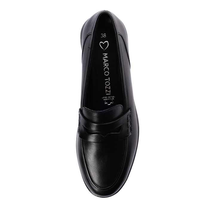 Чёрные лоферы Marco Tozzi 2-24603-44-022/220
