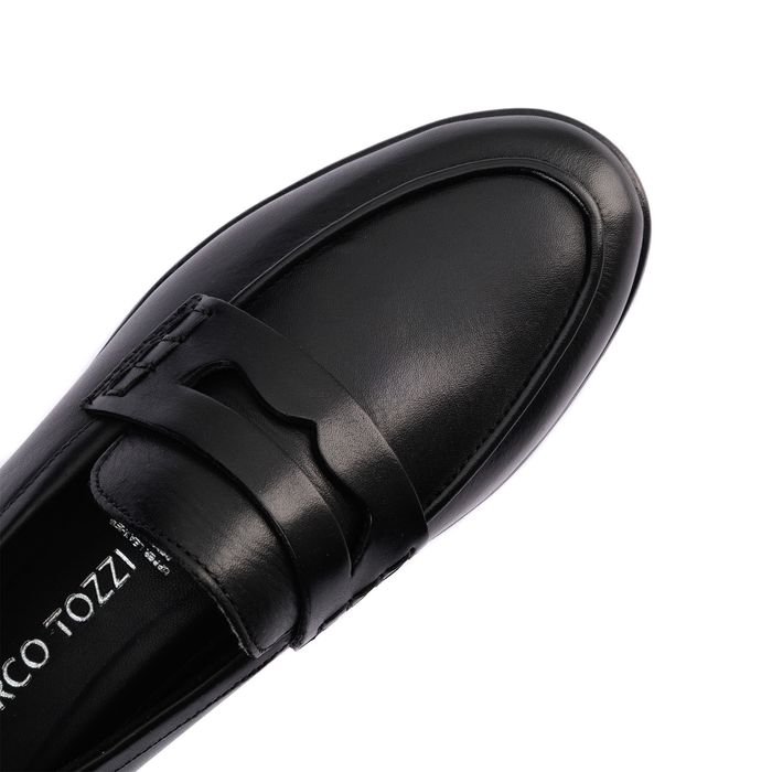 Чёрные лоферы Marco Tozzi 2-24603-44-022/220