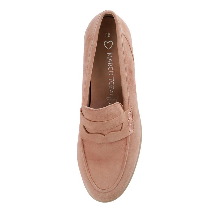 Marco Tozzi қызғылт лоферлері 2-24603-44-408/220
