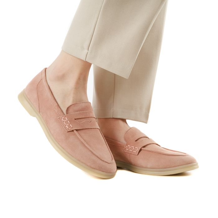 Marco Tozzi қызғылт лоферлері 2-24603-44-408/220