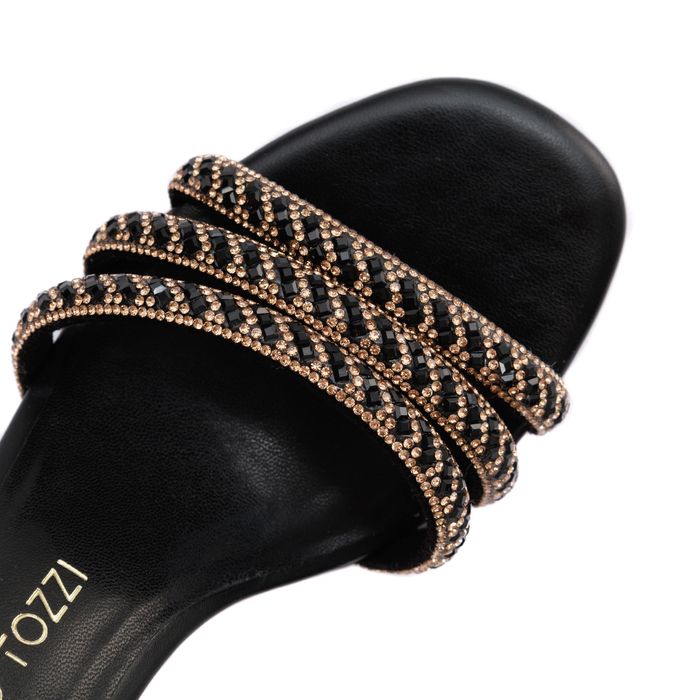 Marco Tozzi қара босоножкалары 2-28318-44-001/220