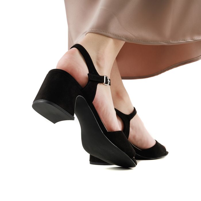 Marco Tozzi қара босоножкалары 2-28335-42-001/220