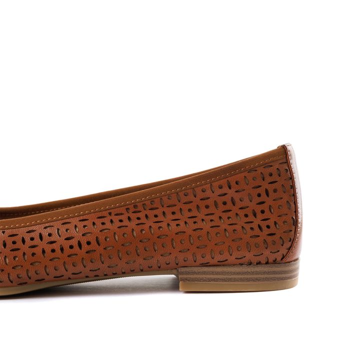 Коричневые балетки Tamaris 1-22116-41-446/202