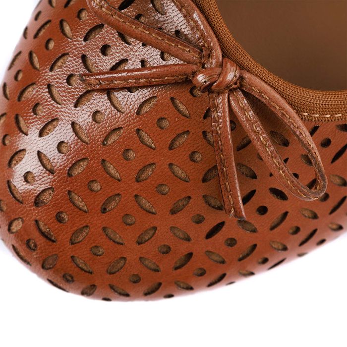 Коричневые балетки Tamaris 1-22116-41-446/202