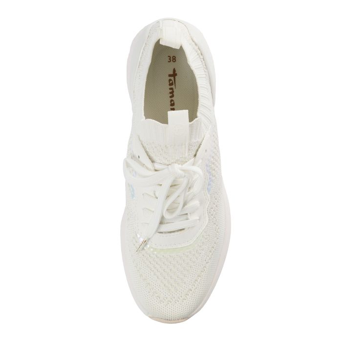 Белые кроссовки Tamaris 1-23714-42-100/200