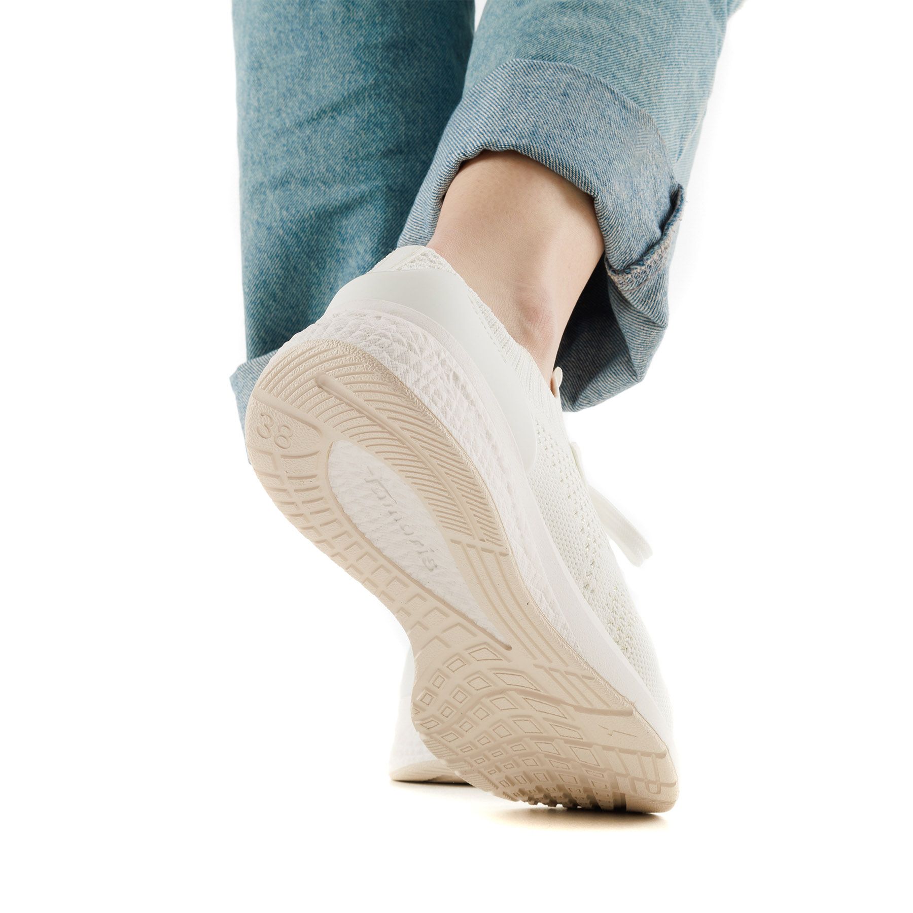 Белые кроссовки Tamaris 1-23714-42-100/200