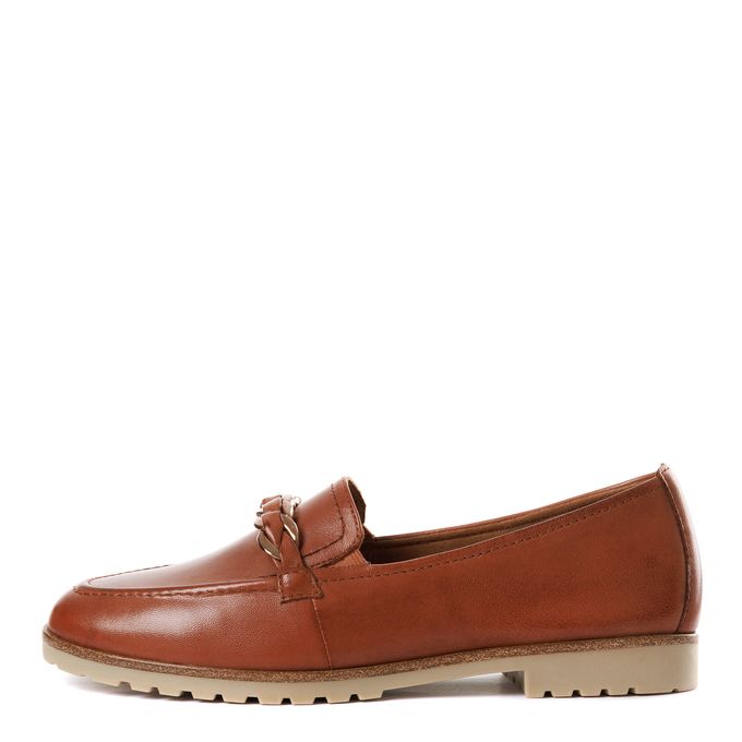 Tamaris қоңыр лоферлері