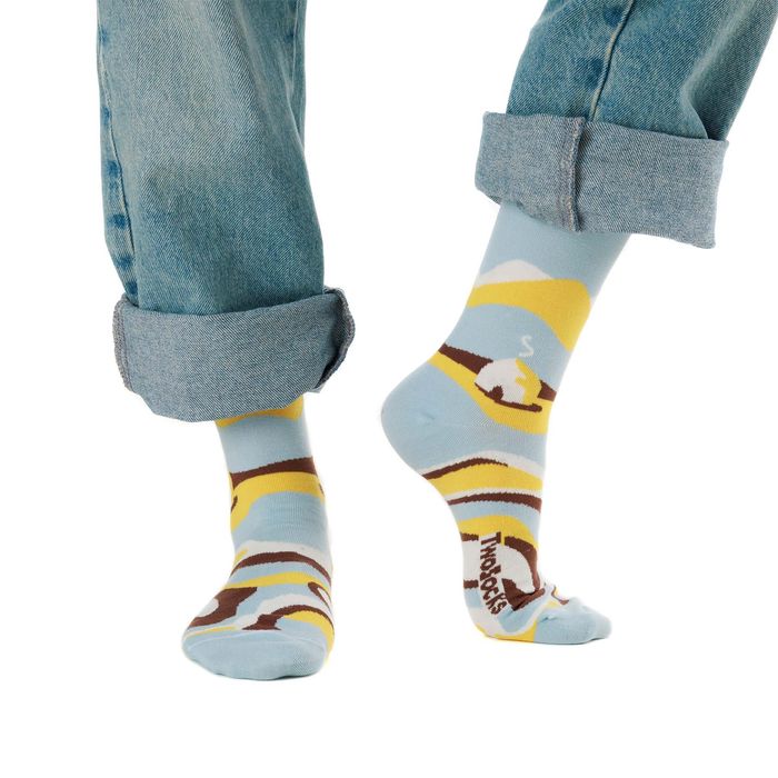 TWO SOCKS көгілдір шұлықтары F0012
