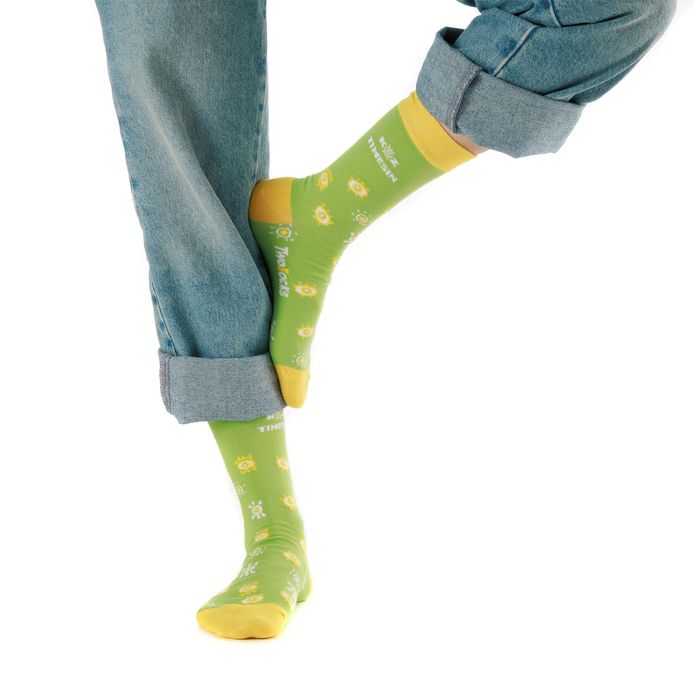 TWO SOCKS жасыл шұлықтары G0002