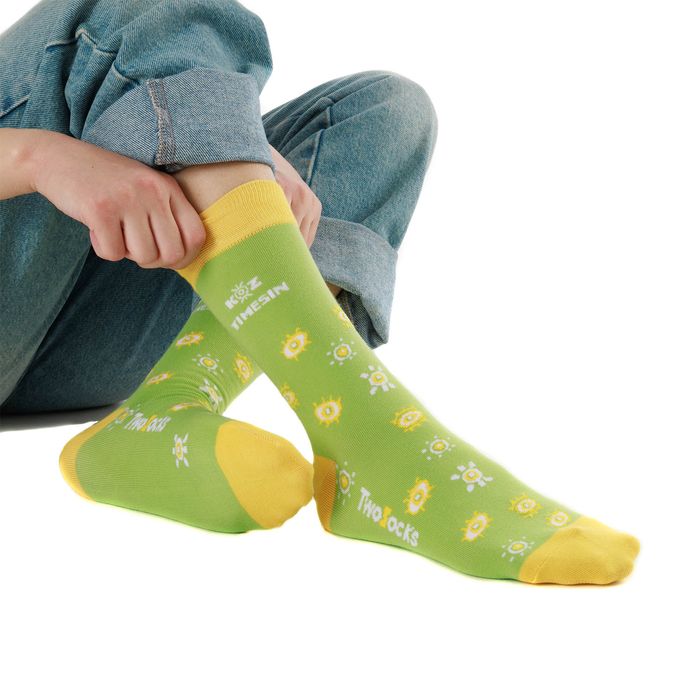 TWO SOCKS жасыл шұлықтары G0002