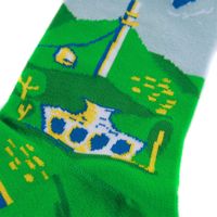 TWO SOCKS жасыл шұлықтары C0001