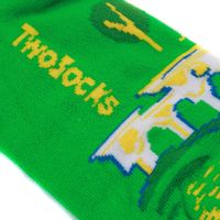 TWO SOCKS жасыл шұлықтары C0001
