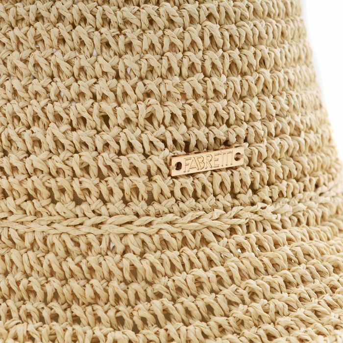 Бежевая панама Fabretti WN14-13