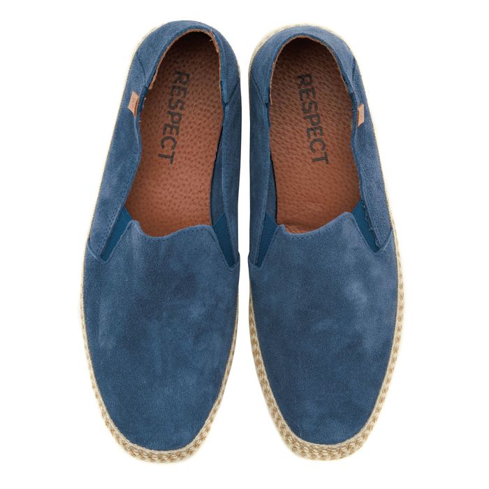 Respect көк эспадрильдері 19-14009-iris 274
