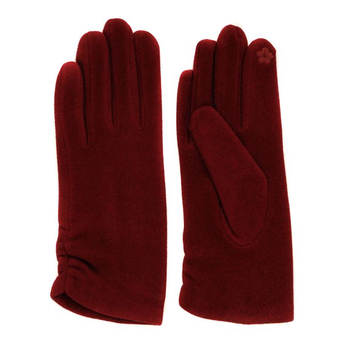 Бордовые перчатки Respect GLW-WN25-004