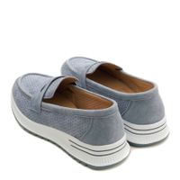 Голубые лоферы Audienz AS032-012