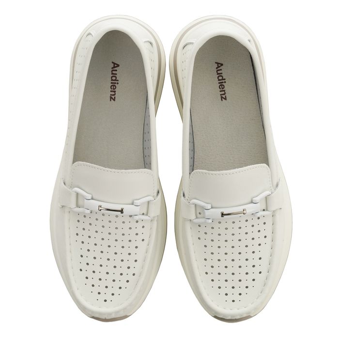 Audienz ақ лоферлері CN201-010