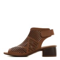 Audienz ашық өкшелі және ашық тұмсықты қоңыр түсті туфлиі EA025-105