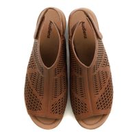 Audienz ашық өкшелі және ашық тұмсықты қоңыр түсті туфлиі EA025-105