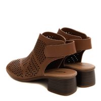 Audienz ашық өкшелі және ашық тұмсықты қоңыр түсті туфлиі EA025-105