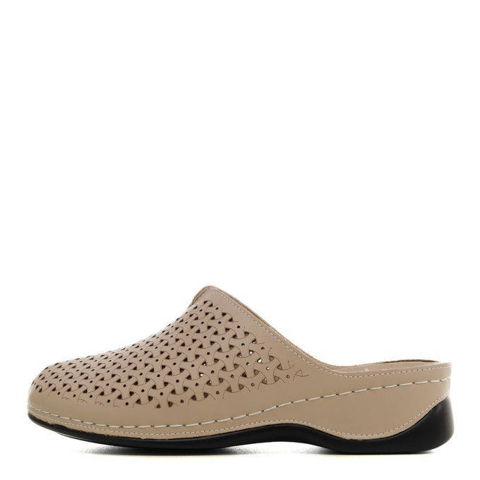 Бежевые сабо