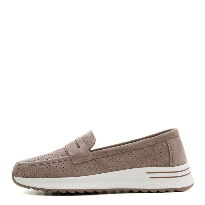 Серые лоферы FP131-012