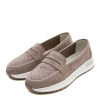 Серые лоферы FP131-012