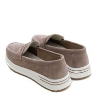 Серые лоферы FP131-012