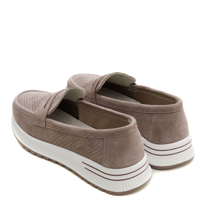 Серые лоферы FP131-012