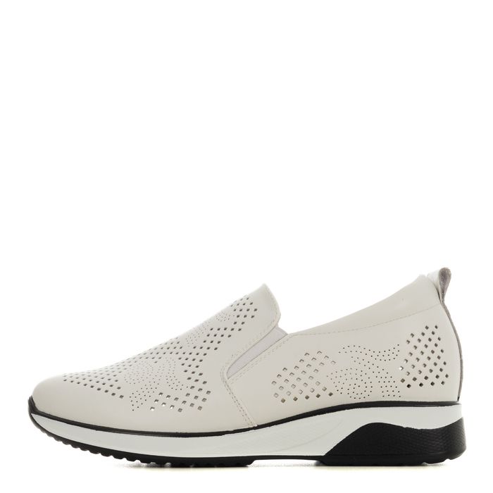 Белые лоферы Audienz GP018-031