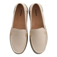 Бежевые мокасины HA706-012