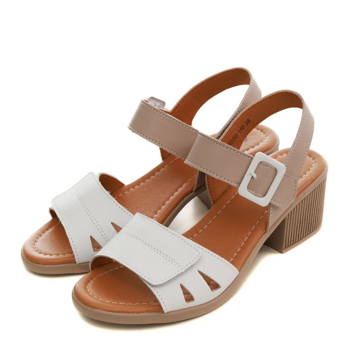 Бежевые босоножки HX056-140