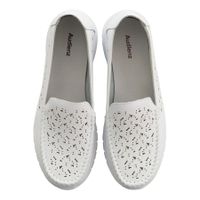 Белые мокасины MU467-011