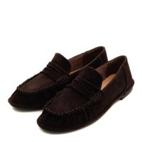 Коричневые лоферы NU1066-012