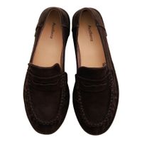 Коричневые лоферы NU1066-012