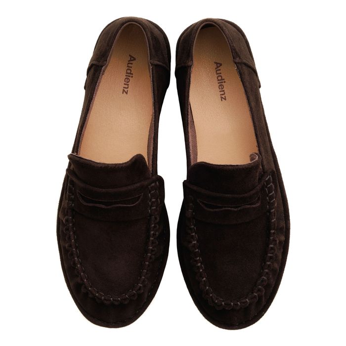 Коричневые лоферы NU1066-012