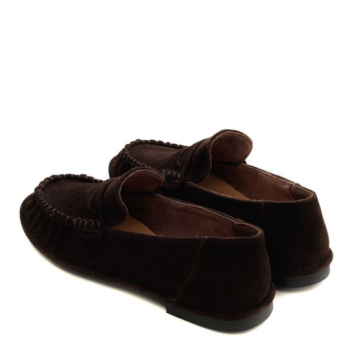Коричневые лоферы NU1066-012