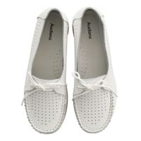 Белые мокасины P191-091