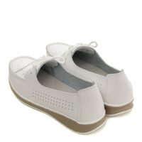 Белые мокасины P191-091